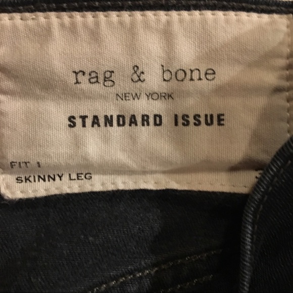 Men’s Rag And Bone Distressed Skinny Jean size 30 - Picture 3 of 8